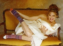 "A WALK ON THE WILD SIDE" 2 - Johnny Dangerous socks - oz Sunday Herald Sun 7 Days 19.05.91 by Leif Nygaard