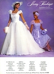 Murray Hamburger bridal couture - U.S. Modern Bride 12-1985