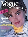 U.K. VOGUE Patterns Early Autumn 1985 cover by Eric Boman