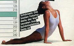"Die Katze mit der..." contents - german Carina 06-87 by Gilles Bensimon