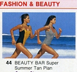 "Super summer Tan plan" - austral. Cosmo 01/86 contents by Bensimon