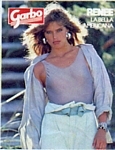 "RENEE - LA BELLA..." cover-pic - spanish Garbo 02.09.85 # 1689 by Gilles Bensimon