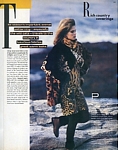 "Rich country coverings" 4 - U.S. BAZAAR 10-83 by Renato Grignaschi