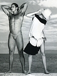 "Sommer: Cool ist sexy" 1 zoomed - german VOGUE April 1983 by Albert Watson