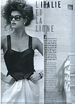 "L´ITALIE ET LA LIGNE" 1 b/w french VOGUE 2-84 #643 by Albert Watson