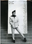 "LE SPORT ET LE LUXE" 1 b/w - french VOGUE 08-1983 no. 638 by Albert Watson