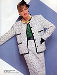 "The Punch of Spring" 1b - U.S. VOGUE Patterns 1-2/86 by David Hartman