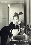 In Wear 1996 b/w plumber postcard