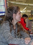 30. Nov. 2003 at danish book-store Gad in Brabrand, Karlas Kabale promo-tour 12