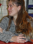30. Nov. 2003 at danish book-store Gad in Brabrand, Karlas Kabale promo-tour 13