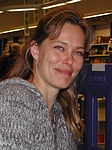 30. Nov. 2003 at danish book-store Gad in Brabrand, Karlas Kabale promo-tour 19