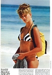 "GIOVANI A TUTTO SOLE" 2 - ital. AMICA 02.07.1985 #27 - french ELLE 13. June 1983 "AH! LES MAILLOTS" serie by Gilles Bensimon