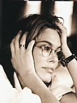 unknown scandinavian mag. - 1995 b/w hands in hair, glasses