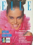 france ELLE Special Seduction 1989(?) by Hiromasa pink feather
