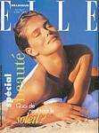 belgium ELLE 6. May 1996 cover by Hans Feurer (Biotherm sun pic)