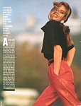 "PARIS wild about body leathers!" 5 - U.S. Bazaar 1-1986 by Paul Amato