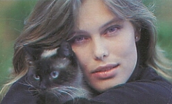 U.K. Hello 2. June 1990 - with cat - ph.: Leif Nygaard