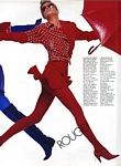 "COULEURS: TOTAL LOOK! SUR TOUTE" 1b - french ELLE 14.09.87 by Bill King