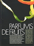 "PARFUMS DE FRUITS" 1a - french ELLE 25.06.84 by Pierry Berdoy
