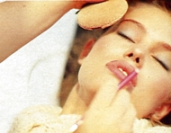 "RIGHT PLACE, RIGHT FACE" 3b zoomed 2 - U.S. Mademoiselle 10-1984 by Michel Comte