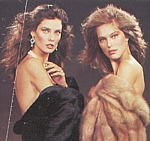ital. GIOIA - Via Montenapoleone movie pic in fur with Carol Alt and naked guy