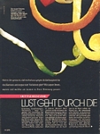 "LUST GEHT DURCH DIE NASE" 1a - german petra 7-85 by Pierry Berdoy