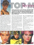 "TOPMODEL" page 1 - french PHOTO REVUE 10-1983 = french ELLE 13. June 1983 "AH! LES MAILLOTS" serie by Gilles Bensimon