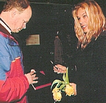 danish HER & NU 23. Mar. 1998 - signing autographs