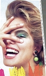 "L MAQUILLAJE NEON" - chile TU 6-1985 = U.S. Mademoiselle 10-1984 "RIGHT PLACE,..." last one by Michel Comte