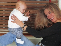 U.K. HELLO 2. Feb. 1993 - with Ulrikke grabbing her hair