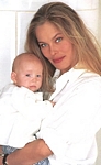 U.K. HELLO 2. Mar. 1993 - with baby Ulrikike on arms