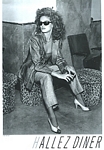 "HALLEZ DINER" 1 b/w - french VOGUE 2-1984 by Albert Watson