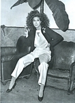 "HALLEZ DINER" 2 b/w - french VOGUE 2-1984 by Albert Watson