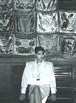"HALLEZ DINER" 3 b/w - french VOGUE 2-1984 by Albert Watson