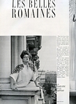 "LES BELLES ROMAINES" 1 b/w - french VOGUE 3-1984 by Albert Watson