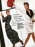 U.S. VOGUE Jan. 1985 "a real sense of change" 3 by Bill King