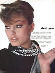 U.S. VOGUE 3-1983 "STEEL yourself" 5 by Bert Stern
