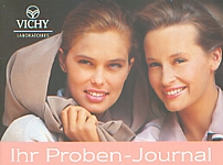 VICHY 40 Teint de Peau Proben-Journal w/ Estelle Lefebure - german 1991