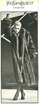 YSL fur b/w - The New York Times 20.11.1983